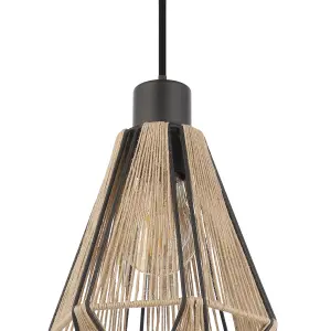 EGLO 3 Set Pendant E27 Black ADWICKLE (21)