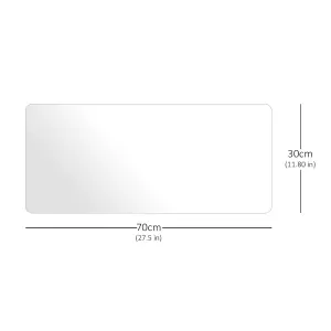 Nicoman Clear Waterproof Non-Slip Desk Pad Protector Mat - 70 x 30 cm