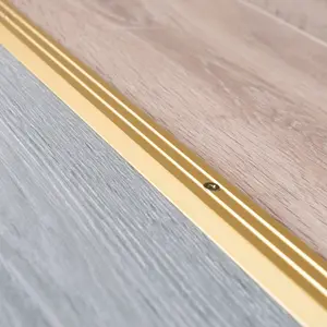 Anodised aluminium door floor bar edge trim threshold ramp 900 x 30mm  A01 gold