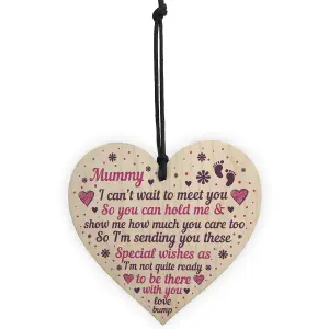 Red Ocean Mummy To Be Baby Shower Gifts Heart Valentines Mothers Day Gift For Mummy To Be Keepsake