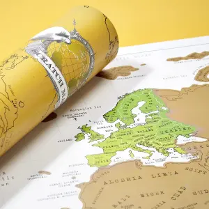 Scratchmap Personalised Map of the World