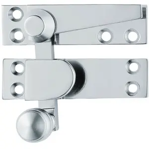 Quadrant Arm Sash Window Fastener 70 x 20mm 35mm Projection Polished Chrome