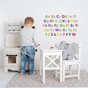 Alphabet & Numbers Wall Sticker