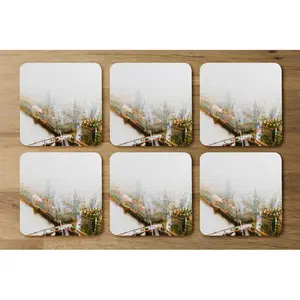 Square 6 Piece Coaster Set (Set of 6)