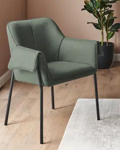 Armchair ARLA Fabric Dark Green