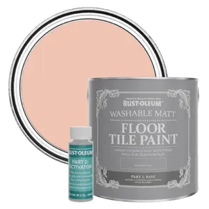 Rust-Oleum Coral Washable Matt Floor Tile Paint 2.5L