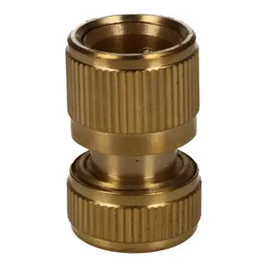 Brass Garden Hose Quick Connector 1/2" Female Pipe Built in Auto water Stop