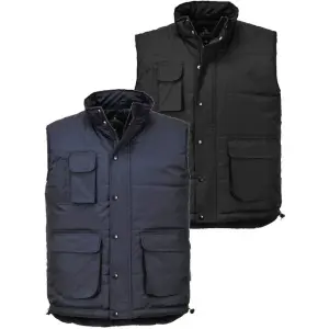 Portwest Classic Bodywarmer Work Gilet Black - S