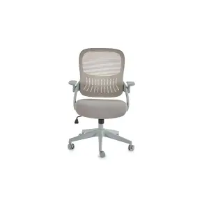 Stylish Grey Mesh Back Office Chair