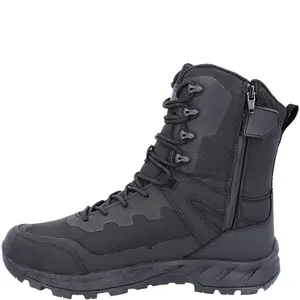 Magnum Ultima Pro 8.0 Waterproof Work Boots - Black, Size Zip, Eco-Friendly Design