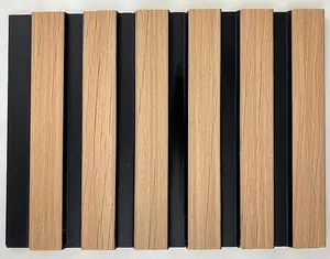 Wood Slat Wall Panels, Waterproof, Shiplap 300mm - Premium Light Ash