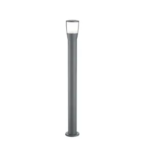 Luminosa Shannon Modern Outdoor Bollard Anthracite 3000K IP54 - UK Stock