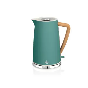 Swan Nordic Kettle, Toaster & Microwave Triple Pack Green