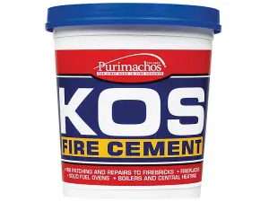 Everbuild PCKOSBKFIRE05 KOS Fire Cement Black 500g EVBKOSBKL500