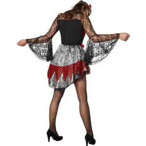 Scary Dancer - Halloween fancy dress costume for women - black/red XXL