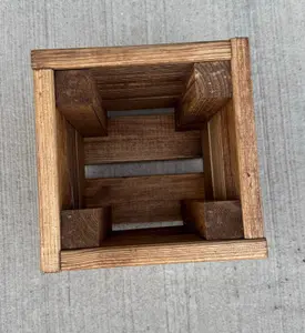 Simply Wood Churchill Square Planter Compact