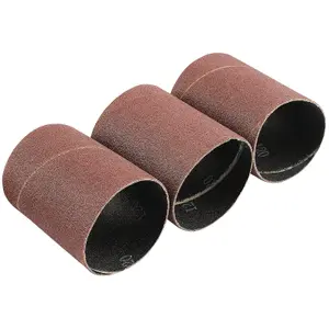 Draper  Aluminium Oxide Sanding Sleeves, 45 x 60mm, 120 Grit (Pack of 3) 93354