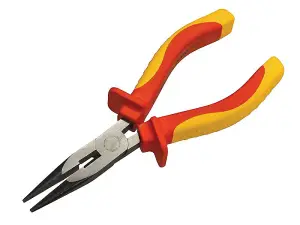 Faithfull VDE01003-6 Long Nose Pliers VDE 170mm FAIPLVDELN6