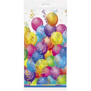 Unique Party Gram Plastic Birthday Tablecloth Multicoloured (One Size)