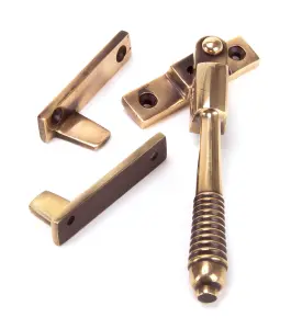 From The Anvil Polished Bronze Night-Vent Locking Reeded Fastener