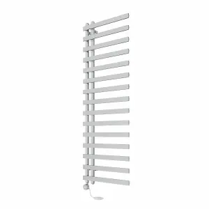 Right Radiators Prefilled Thermostatic Electric Heated Towel Rail Designer Rads Ladder Warmer - 1600x600mm Chrome