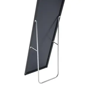 Black Rectangular Full Length Framed Mirror Freestanding or Wall Mounted Floor Mirror Dressing Mirror 150 cm x 40 cm