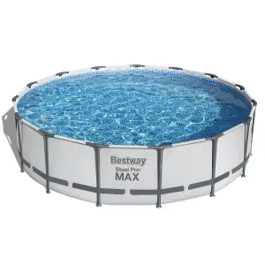 Bestway Steel Pro MAX™ Swimming pool with pump (L) 1.07m x (H) 457cm