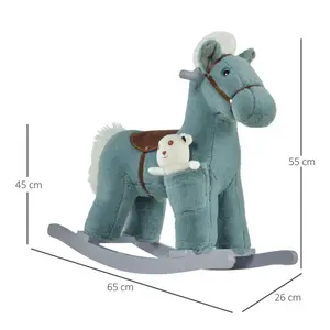 John Rocking Horse Blue