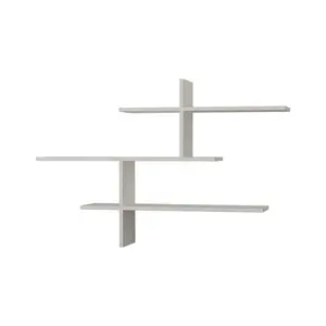 Felicia 3 Piece Floating Shelf White