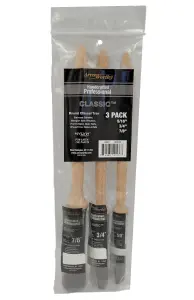 Arroworthy Classic Round Sash Paint Brush Box Set 3 Pack