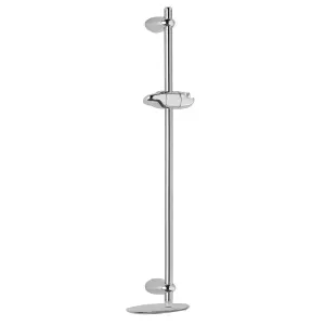 Mira Nectar White Chrome effect Shower riser rail, 68cm