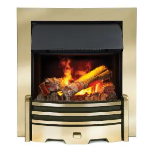 Dimplex Opti-myst Brass effect Electric Fire (D)65mm