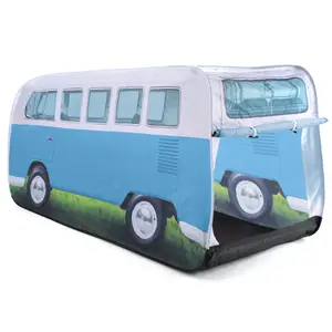 Volkswagen Blue Camper van Pop up 3-man Tent