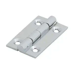 TIMCO Solid Drawn Brass Hinges Polished Chrome - 38 x 22