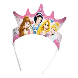 Disney Princess Tiara (Pack of 6) Multicoloured (One Size)