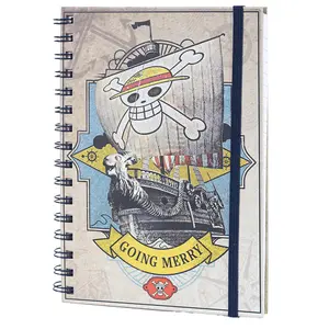 One Piece Live Action Going Merry Notebook Brown/Yellow/Blue (One Size)