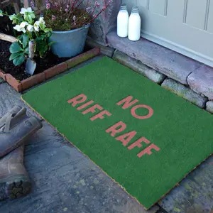 No Riff Raff Doormat (90 x 60cm)