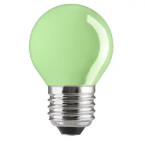 GE 15w E27 (ES) Green Golfball Lamp