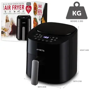 NETTA 4.2L Digital Air Fryer with 60 Minutes Timer - 1300W