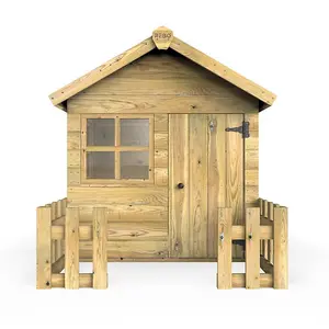 Rebo Orchard 4FT x 4FT Children's Wooden Garden Playhouse - Lark