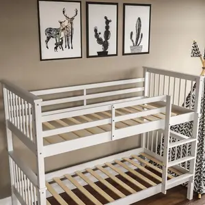 Muskoka Single (3') Standard Bunk Bed White