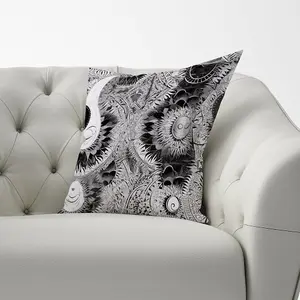 Abstract Moon and Sun Cushions 60cm x 60cm