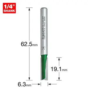 Trend C007 x 1/4 TCT Two Flute Cutter 6.3 x 19.1mm