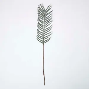 Homescapes Glitter Palm Leaf Single Stem