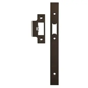 Forend Strike & Fixing Pack Suitable for DIN Security Latch Matt Bronze