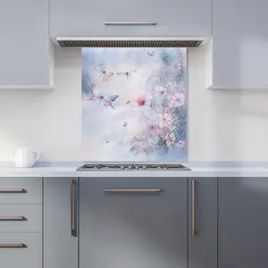 Ava Sterling: 00019 Premium Glass Kitchen Splashback W600mm x H650mm