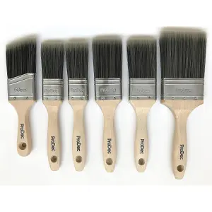 ProDec Trojan Paint Brush Set (Pack of 6) Beige/Black (One Size)