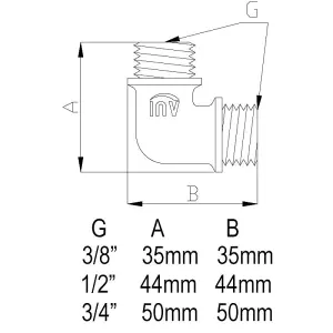 Chrome Plated Brass Male Elbow Pipe Fitting Connection MxM 3/4