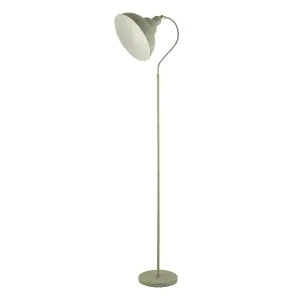 Lighting Collection Dortmund Sage Green Arch Floor Lamp