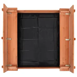 Berkfield Sandbox Firwood 95x90x15 cm